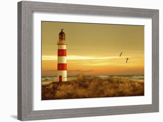 Pacific Sunset 5-Carlos Casamayor-Framed Giclee Print