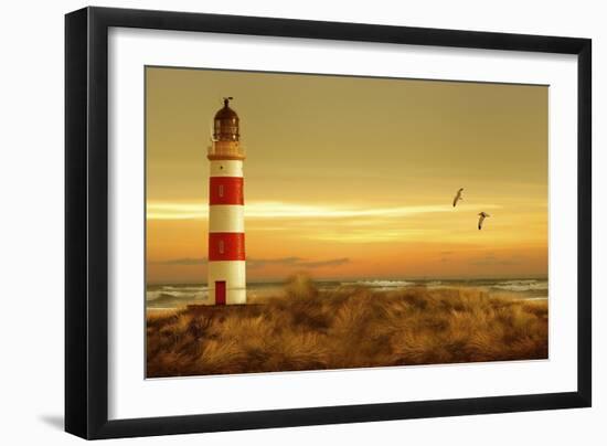 Pacific Sunset 5-Carlos Casamayor-Framed Giclee Print