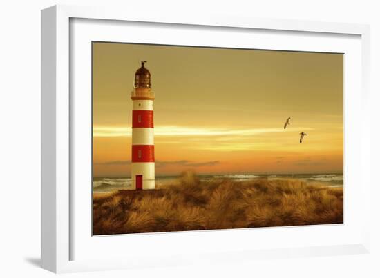 Pacific Sunset 5-Carlos Casamayor-Framed Giclee Print