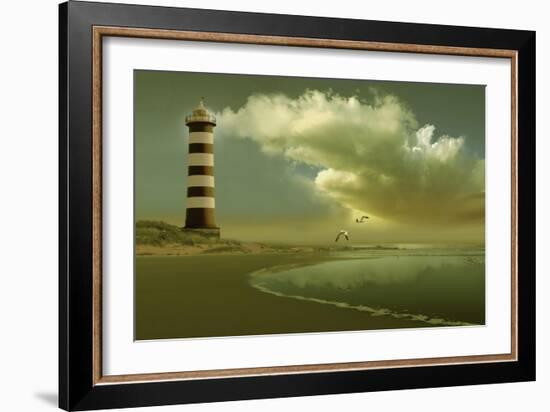 Pacific Sunset 7-Carlos Casamayor-Framed Giclee Print