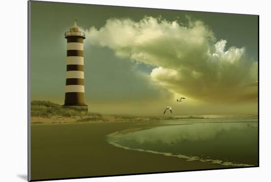 Pacific Sunset 7-Carlos Casamayor-Mounted Giclee Print