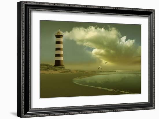 Pacific Sunset 7-Carlos Casamayor-Framed Giclee Print