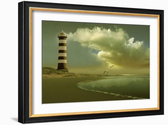 Pacific Sunset 7-Carlos Casamayor-Framed Giclee Print