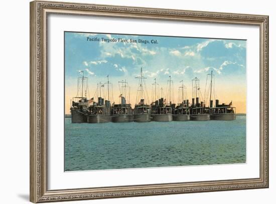 Pacific Torpedo Fleet-null-Framed Art Print