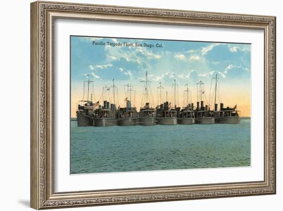 Pacific Torpedo Fleet-null-Framed Art Print