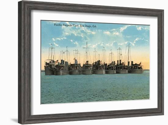 Pacific Torpedo Fleet-null-Framed Art Print