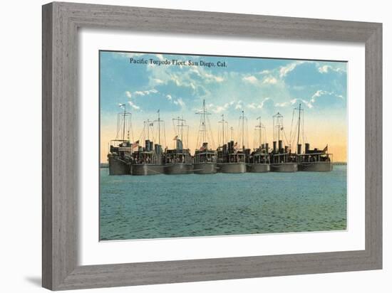 Pacific Torpedo Fleet-null-Framed Art Print