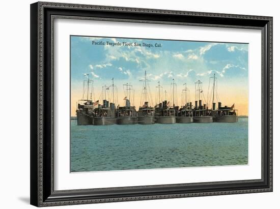 Pacific Torpedo Fleet-null-Framed Art Print