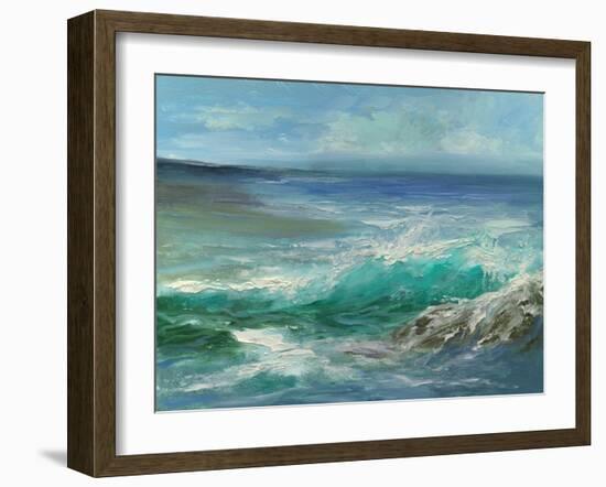Pacifica Beach II-Sheila Finch-Framed Art Print