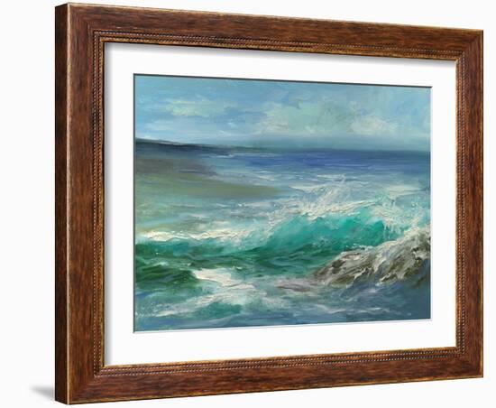 Pacifica Beach II-Sheila Finch-Framed Art Print