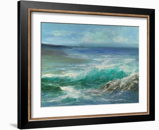 Pacifica Beach II-Sheila Finch-Framed Art Print