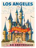 Los Angeles, USA - Disneyland - Go Greyhound (Greyhound Bus Lines) California-Pacifica Island Art-Art Print