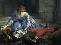 Imelda De Lambertazzi by Her Lover's Corpse, 1864-Pacifico Buzio-Giclee Print