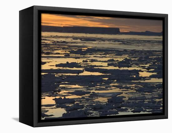 Pack Ice, Antarctic Peninsula, Weddell Sea, Antarctica, Polar Regions-Thorsten Milse-Framed Premier Image Canvas