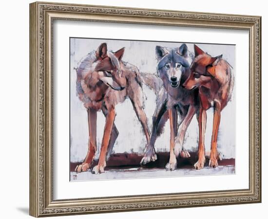 Pack Leaders, 2001-Mark Adlington-Framed Giclee Print