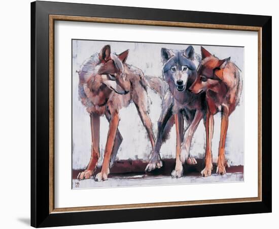 Pack Leaders, 2001-Mark Adlington-Framed Giclee Print