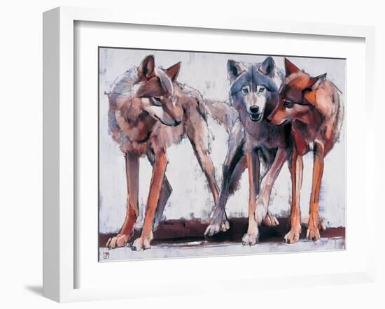 Pack Leaders, 2001-Mark Adlington-Framed Giclee Print