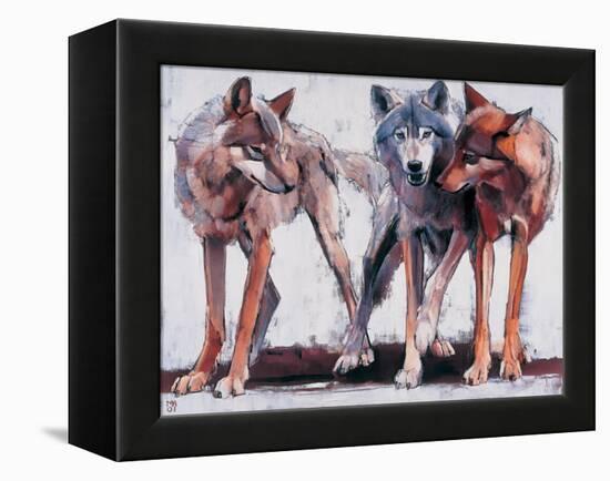 Pack Leaders, 2001-Mark Adlington-Framed Premier Image Canvas