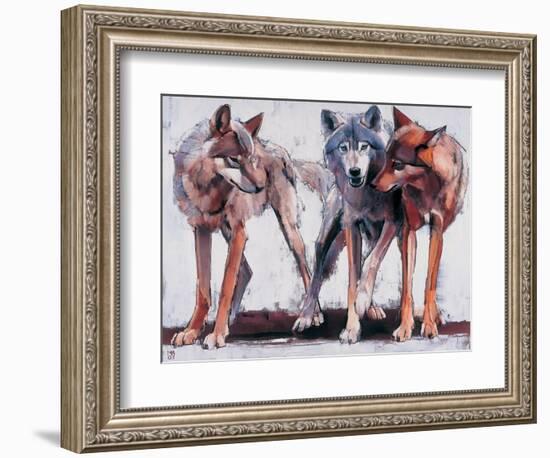 Pack Leaders, 2001-Mark Adlington-Framed Giclee Print