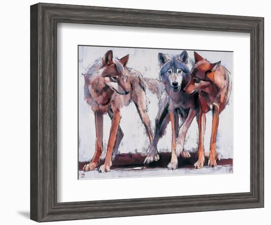 Pack Leaders, 2001-Mark Adlington-Framed Giclee Print