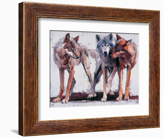 Pack Leaders, 2001-Mark Adlington-Framed Giclee Print