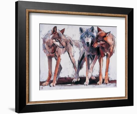 Pack Leaders, 2001-Mark Adlington-Framed Giclee Print