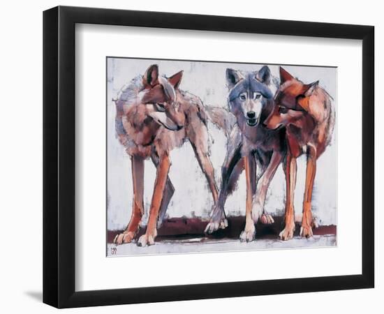 Pack Leaders, 2001-Mark Adlington-Framed Giclee Print