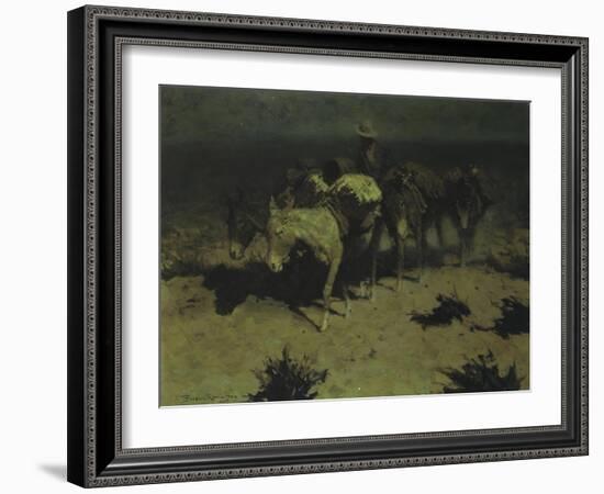 Pack Train, 1909-Frederic Sackrider Remington-Framed Giclee Print