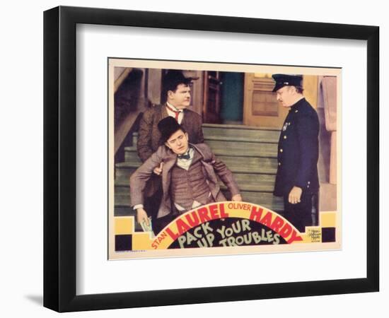 Pack Up Your Troubles, 1932-null-Framed Art Print