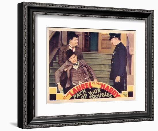 Pack Up Your Troubles, 1932-null-Framed Art Print