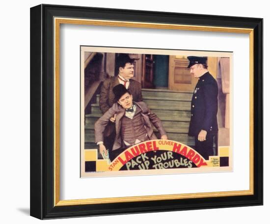 Pack Up Your Troubles, 1932-null-Framed Art Print