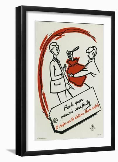 Pack Your Parcels Carefully-Dorothy Clark-Framed Art Print