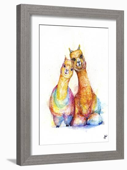 Packa'Alpaca-Marc Allante-Framed Giclee Print