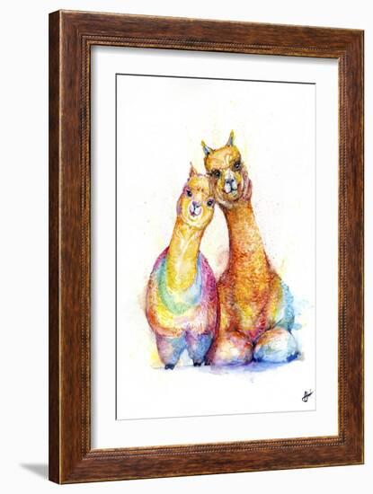 Packa'Alpaca-Marc Allante-Framed Giclee Print