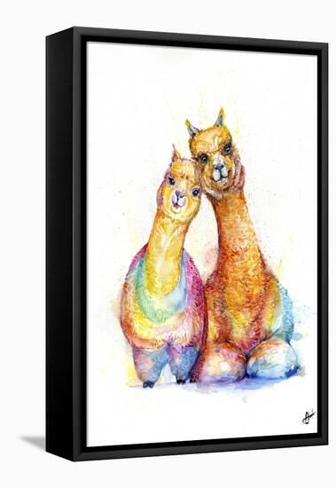 Packa'Alpaca-Marc Allante-Framed Premier Image Canvas