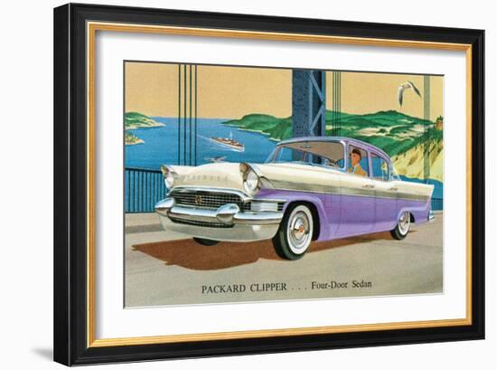 Packard Clipper - Four Door Sedan-null-Framed Art Print