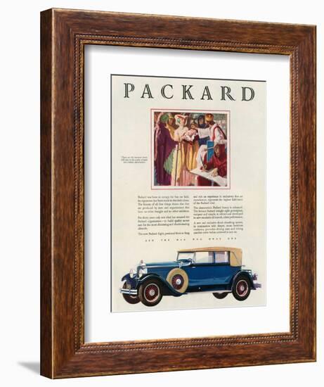 Packard, Magazine Advertisement, USA, 1929-null-Framed Giclee Print