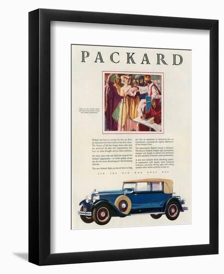 Packard, Magazine Advertisement, USA, 1929-null-Framed Giclee Print