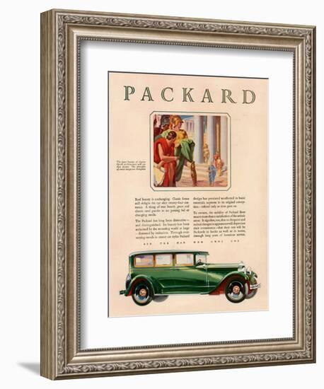 Packard, Magazine Advertisement, USA, 1929-null-Framed Giclee Print