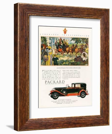 Packard, Magazine Advertisement, USA, 1930-null-Framed Giclee Print