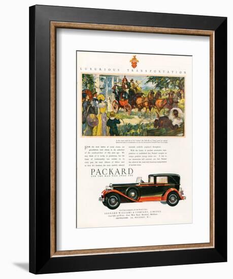 Packard, Magazine Advertisement, USA, 1930-null-Framed Giclee Print