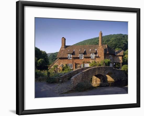 Packhorse Bridge, Allerford, Exmoor National Park, Somerset, England, UK, Europe-John Miller-Framed Photographic Print