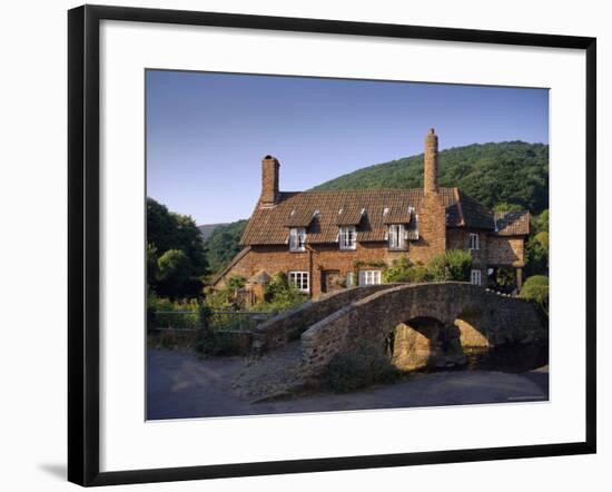 Packhorse Bridge, Allerford, Exmoor National Park, Somerset, England, UK, Europe-John Miller-Framed Photographic Print