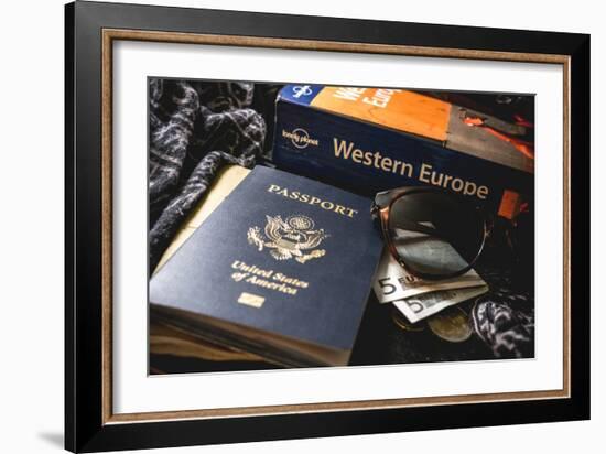 Packing For Europe-Lindsay Daniels-Framed Photographic Print