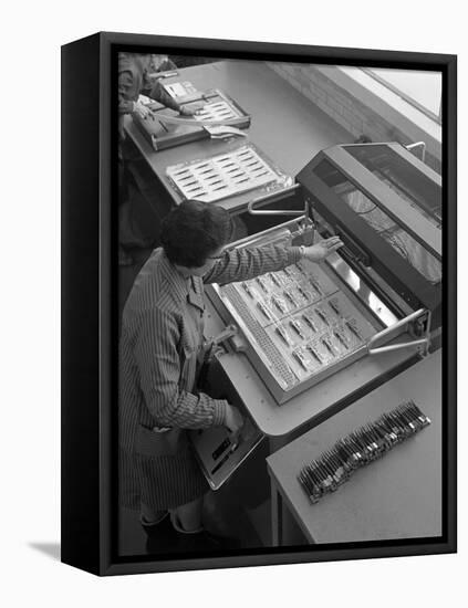 Packing Punches, Footprint Tools, Sheffield, South Yorkshire, 1968-Michael Walters-Framed Premier Image Canvas