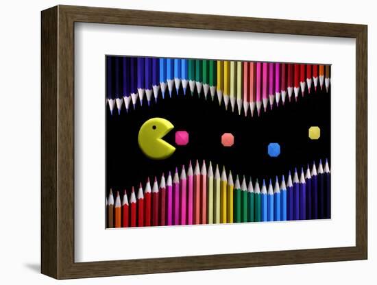 Packman-Victoria Ivanova-Framed Photographic Print