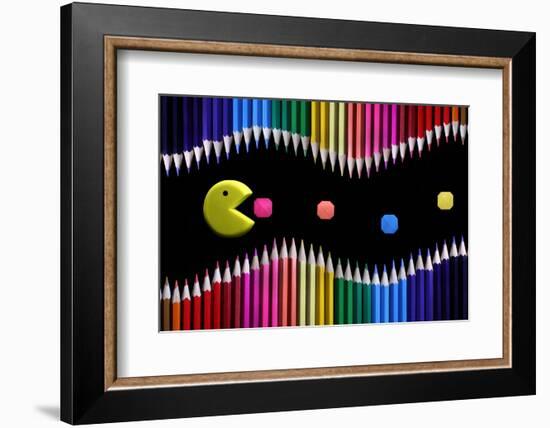 Packman-Victoria Ivanova-Framed Photographic Print