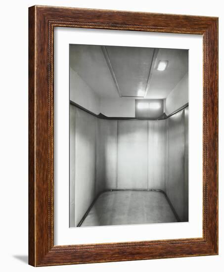 Padded Room, Saint Ebbas Hospital, Surrey, 1938-null-Framed Photographic Print