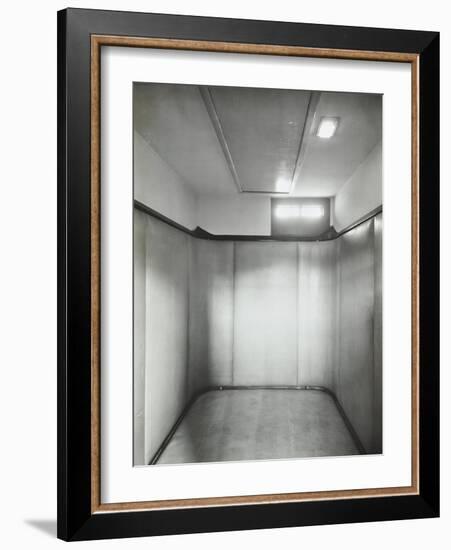 Padded Room, Saint Ebbas Hospital, Surrey, 1938-null-Framed Photographic Print