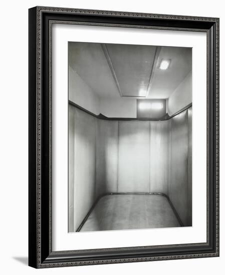 Padded Room, Saint Ebbas Hospital, Surrey, 1938-null-Framed Photographic Print